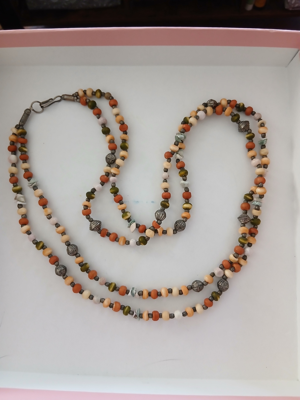Handcrafted Multicolor Bead Layered Necklace - Women Jewelry